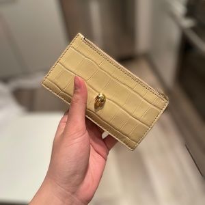 ALEXANDER MCQUEEN Skull Card holder in beige